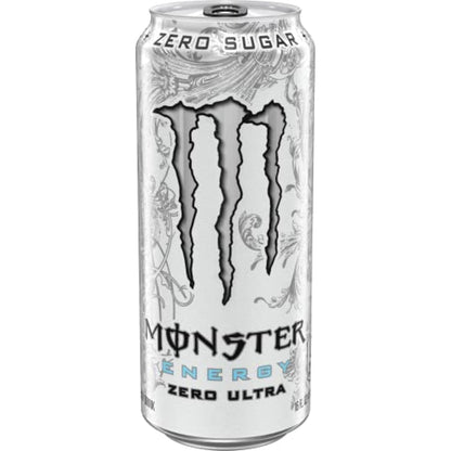 Monster Energy Zero Ultra, Sugar Free Energy Drink, 16 Ounce