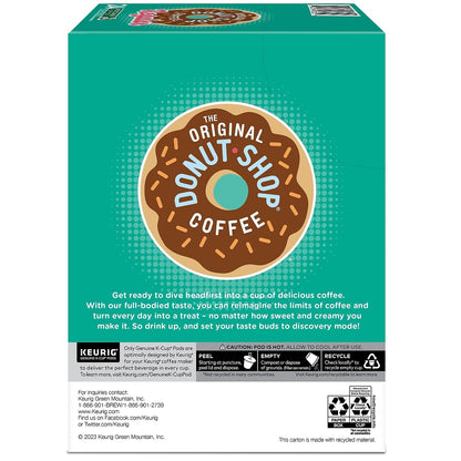 The Original Donut Shop Regular, Single-Serve Keurig K-Cup Pods, Medium Roast Coffee Pods, 96 Count